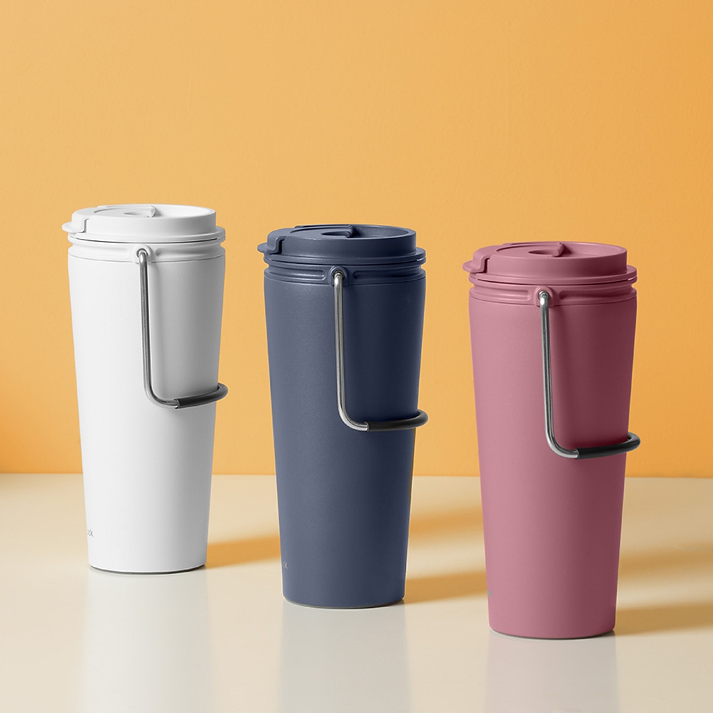Ly giữ nhiệt Lock&Lock Bucket Tumbler LHC4269 540ml- Hàng chính hãng thép không gỉ quai xách tiện lợi- JoyMall