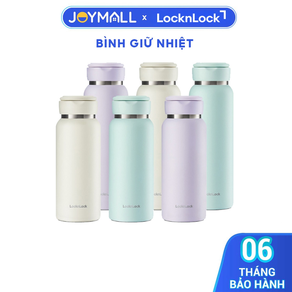 Bình giữ nhiệt LocknLock Sling Ring Tumbler 800ml LHC4322, Hàng chính hãng, tay cầm chống trượt, có lọc đá - JoyMall