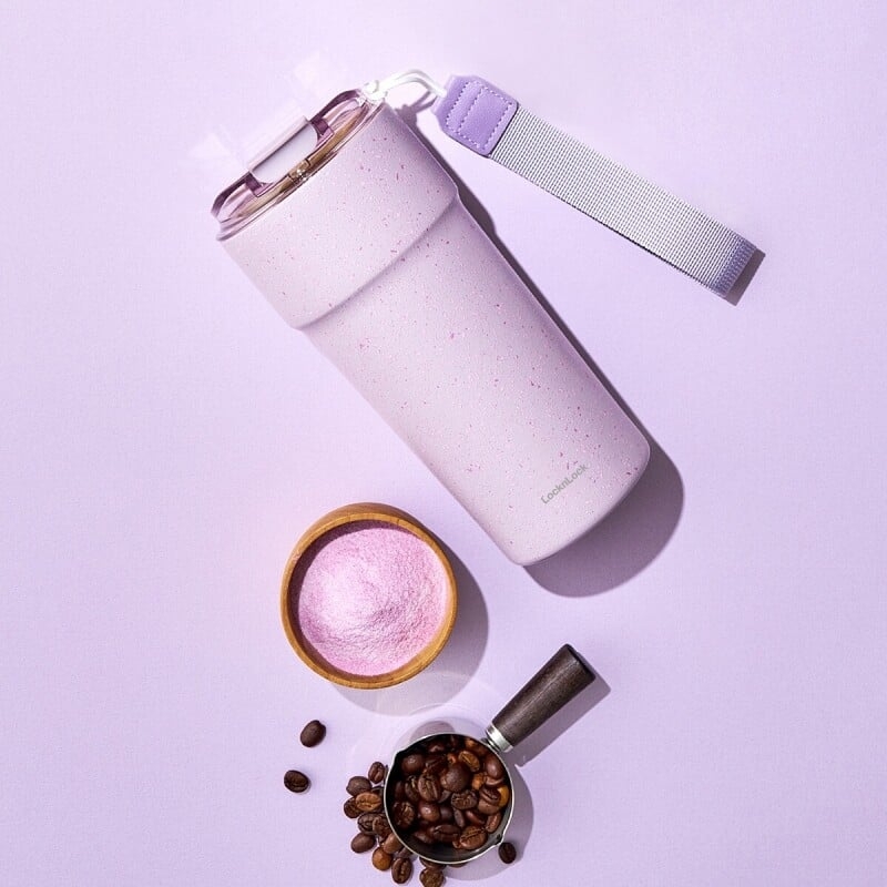 Bình giữ nhiệt 500ml LocknLock LHC4357, 650ml LHC4359 Metro Cafe Tumbler, Hàng chính hãng, Thép 304 không gỉ, Có dây đeo - JoyMall