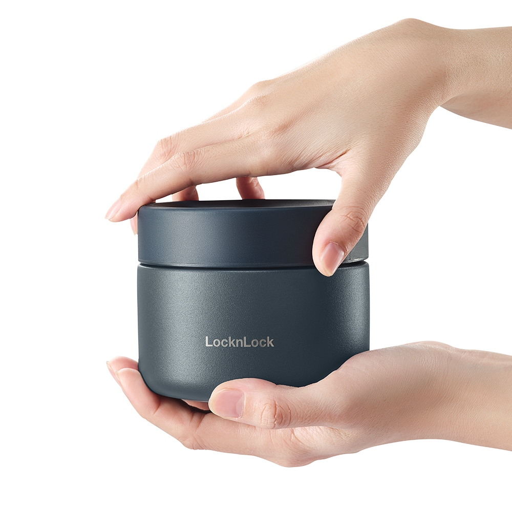 Bộ hộp cơm giữ nhiệt LocknLock Lunch Box LHC8052S01 - Hàng chính hãng, 3 hộp giữ nhiệt, kèm túi và muỗng đũa - JoyMall