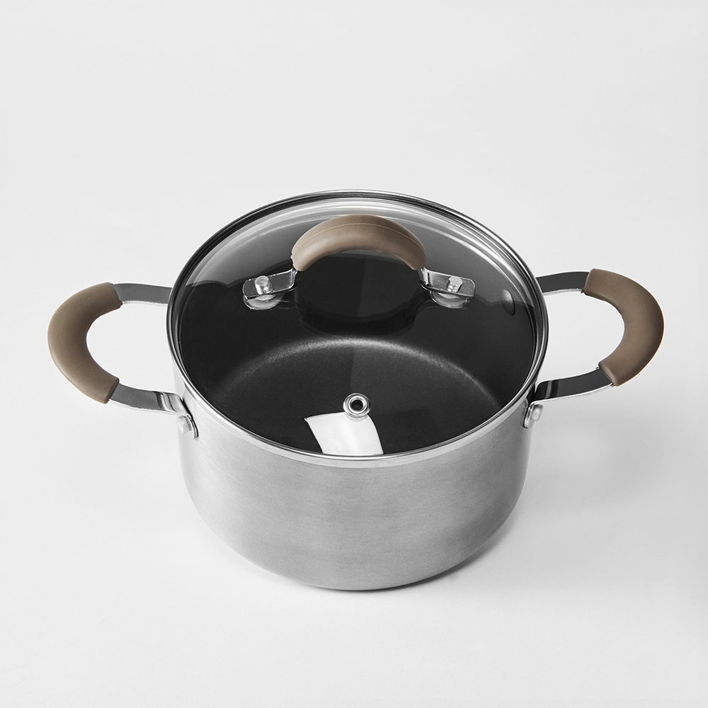 Nồi, chảo nhôm chống dính Lock&Lock Handycook, nhiều size - Không dùng bếp từ - Hàng Chính Hãng - JoyMall