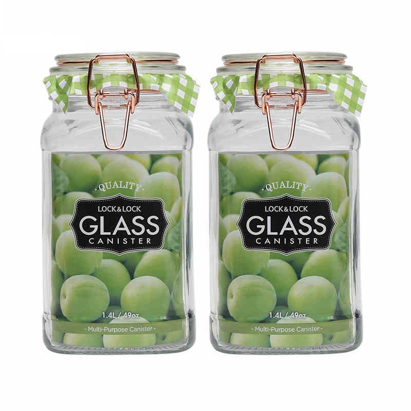 Bộ Hũ Đựng Thực Phẩm Bằng Thủy Tinh Lock&Lock Sodalime LLG516S01 LLG517S01 LLG518S01