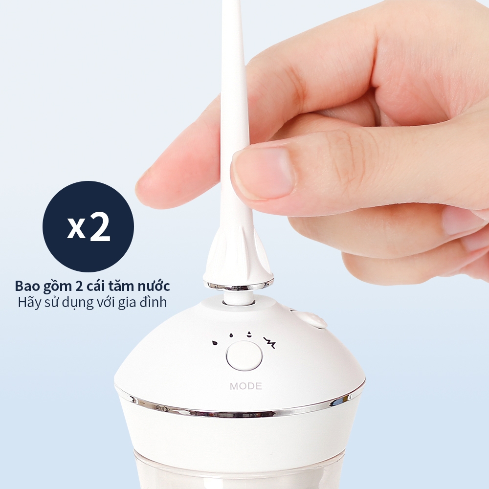 Bộ 4 đầu thay thế máy tăm nước LocknLock ENR126WHT_RB - Hàng chính hãng - JoyMall