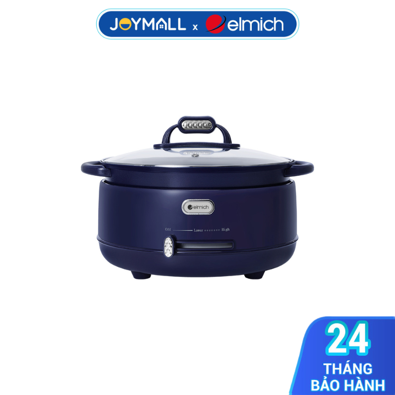 Nồi lẩu điện Elmich MPE-9177 4.5L, Hàng chính hãng, lòng nồi dạng rời, vỏ nhựa cao cấp - JoyMall