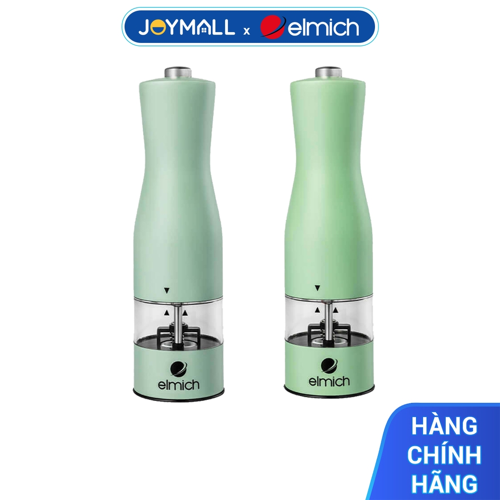 Lọ xay tiêu chạy pin Elmich PME-8513, Hàng chính hãng, xay được nhiều gia vị, điều chỉnh độ mịn - JoyMall