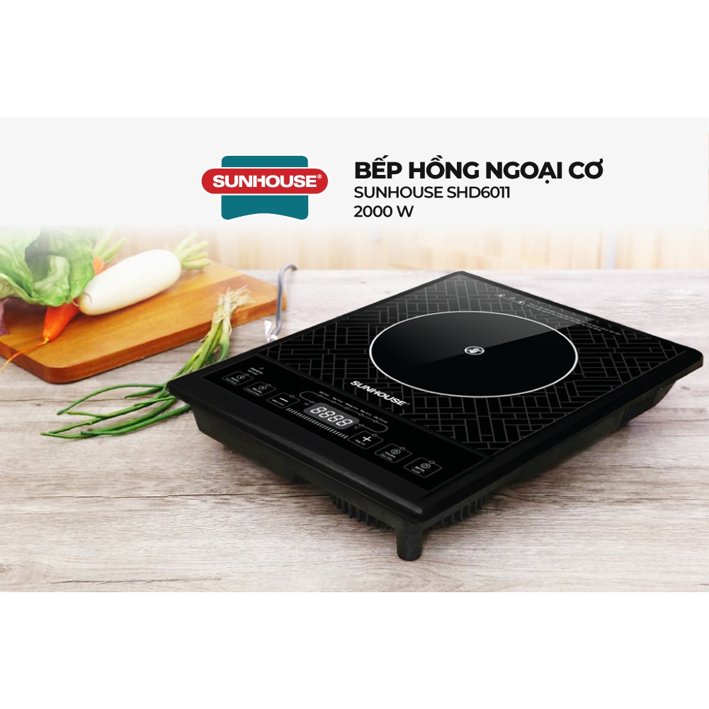 Bếp Hồng Ngoại Cơ Sunhouse SHD6011, Hàng Chính Hãng - JoyMall