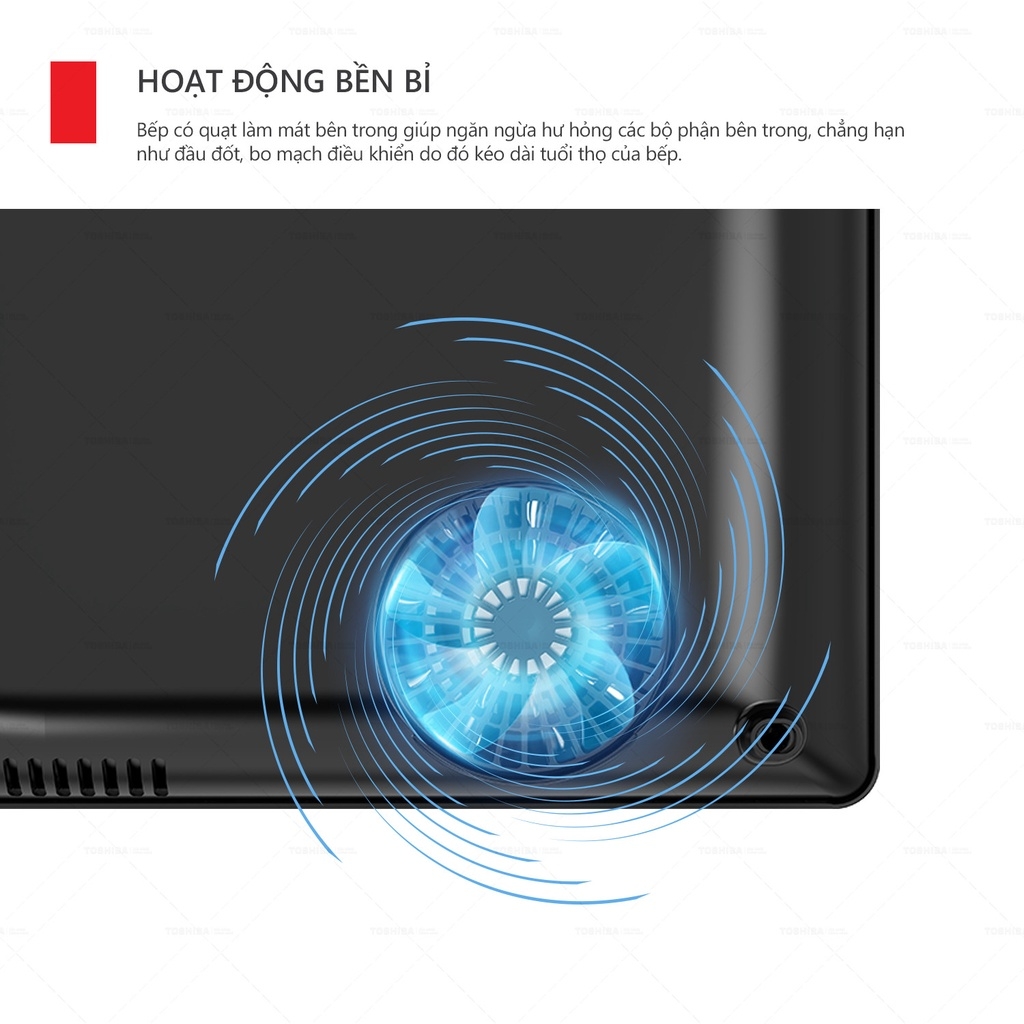 Bếp từ Toshiba IC-20R1SV , IC-20R2SV 2000w- Hàng chính hãng, điều khiển cảm ứng, tặng kèm nồi lẩu Inox - JoyMall