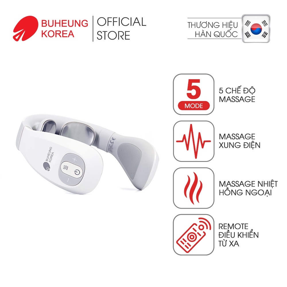 Máy massage cổ cầm tay Buheung MK-331 5W, Hàng Chính Hãng, 5 Chế Độ Massage - JoyMall