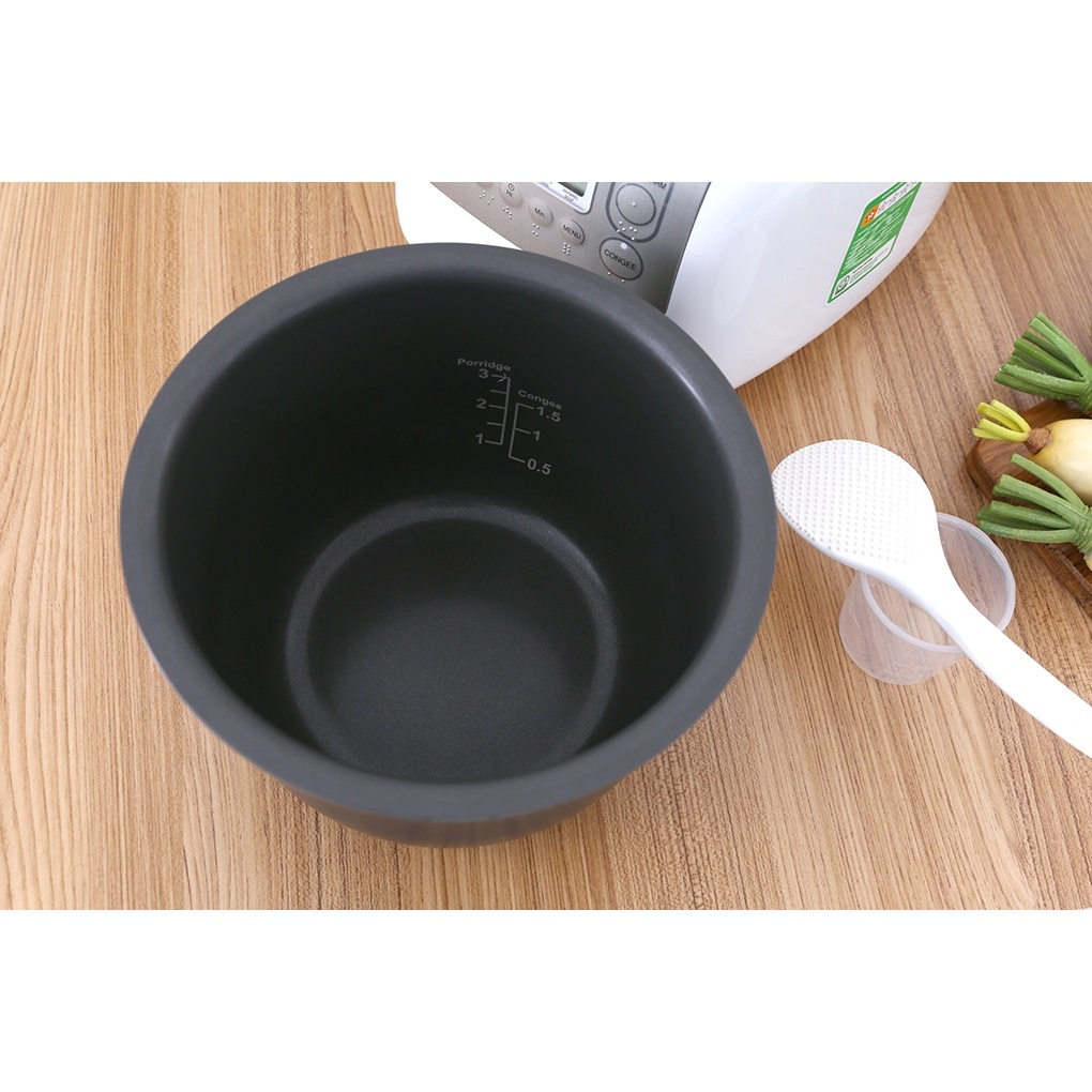 Nồi cơm điện tử Toshiba 1.8 lít RC-18NMFVN(WT)- Xuất xứ Thái Lan- Hàng chính hãng bảo hành 12 tháng, chất lượng Nhật Bản