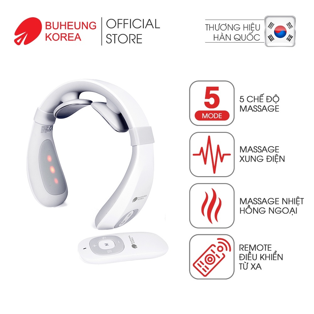 Máy massage cổ cầm tay Buheung MK-331 5W, Hàng Chính Hãng, 5 Chế Độ Massage - JoyMall