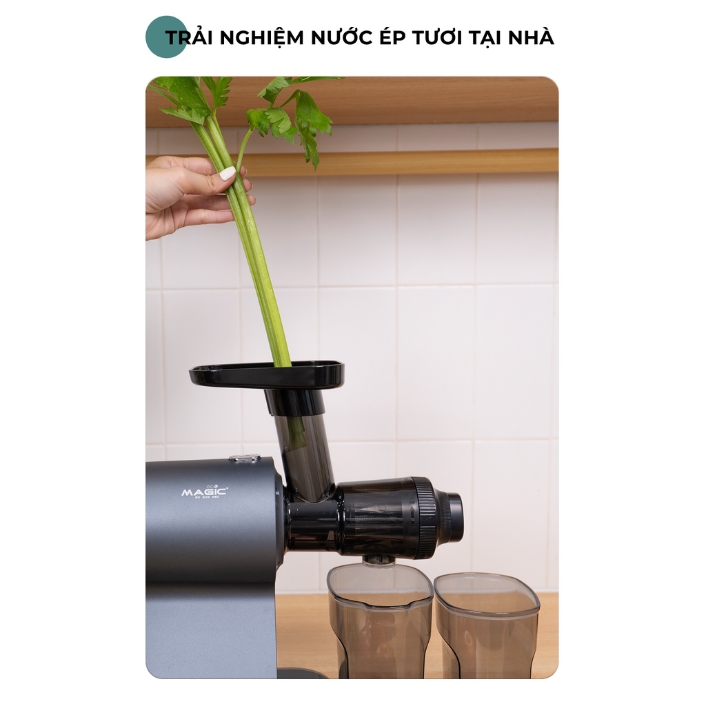 Máy Ép Chậm Trục Ngang MAGIC Eco AC-142, Hàng Chính Hãng, Công Nghệ Ép Lạnh - JoyMall
