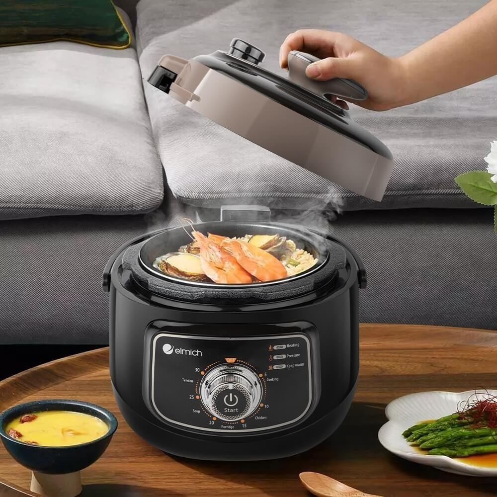 Nồi áp suất cao cấp đa chức năng Elmich PCS-1805, Hàng chính hãng, Dung tích 2,5L, Đa chức năng, Điều khiển cơ - JoyMall