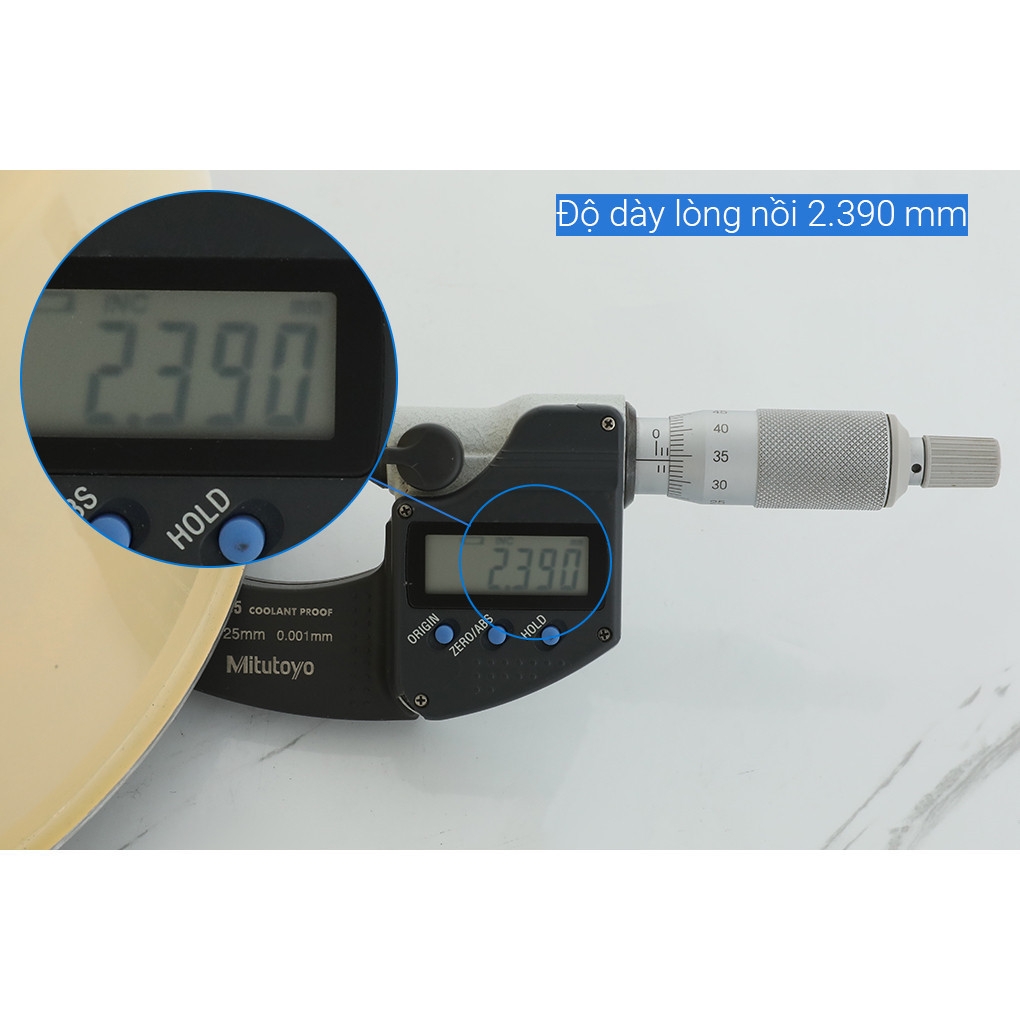 Bộ nồi Inox liền khối Elmich Hera EL-8236 3 nồi size 16, 18, 22 và chảo 20, 24, 26cm, Hàng chính hãng - JoyMall