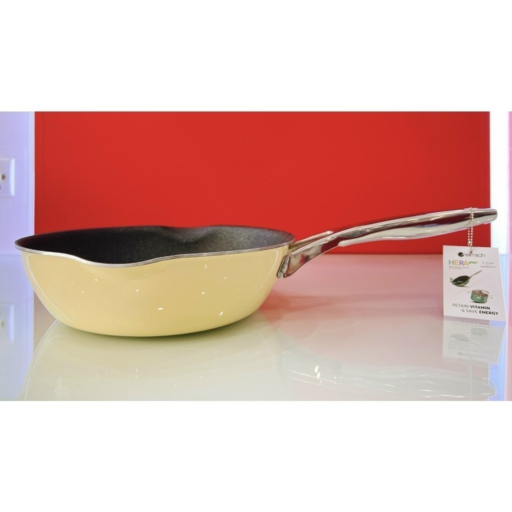 Chảo Inox liền khối Elmich Hera EL-8225 20cm, EL-8226 24cm, EL-8227 26cm, EL-8228 28cm, Hàng chính hãng - JoyMall