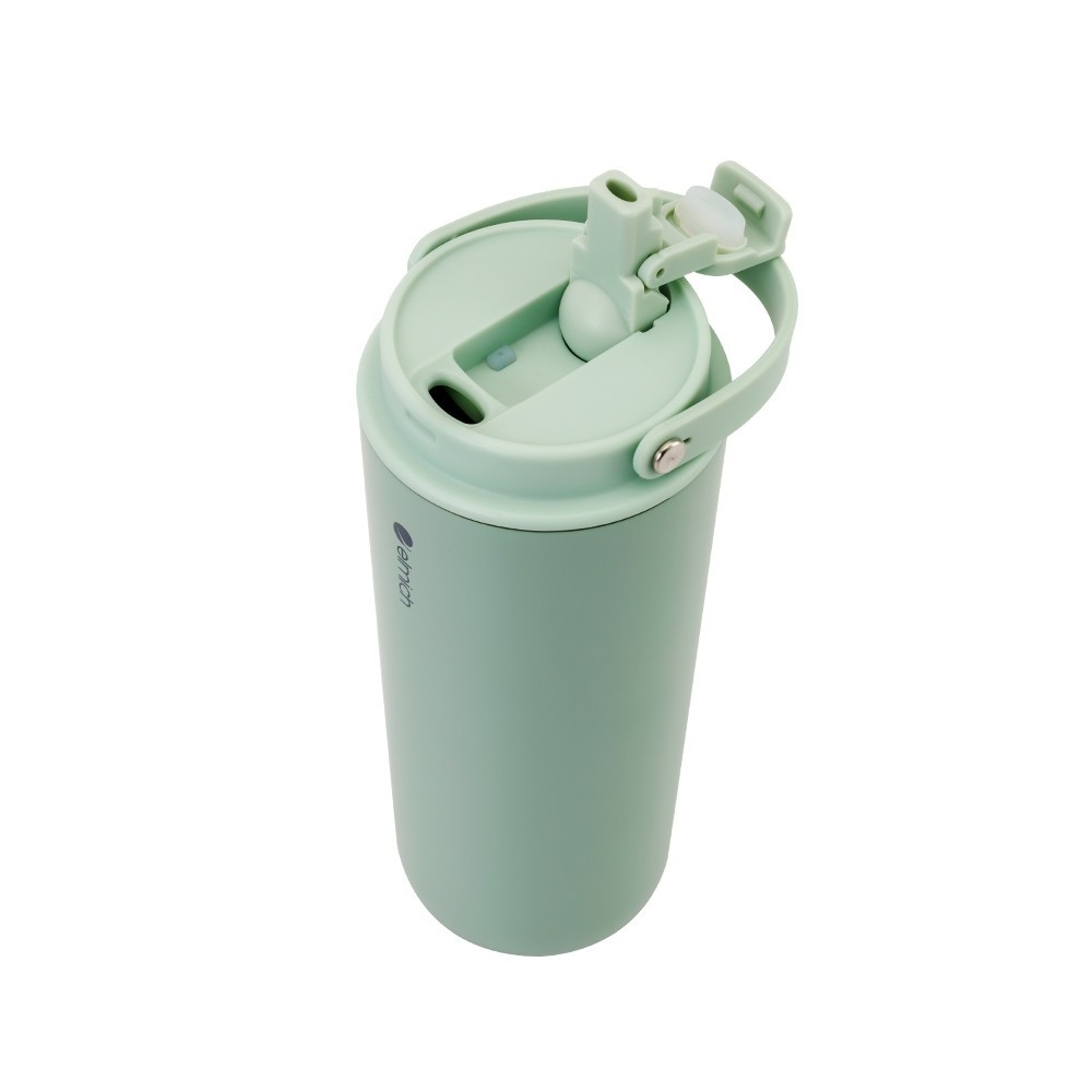 Bình giữ nhiệt inox 304 Elmich EL8312 600ml, Hàng chính hãng, nắp tích hợp quai xách, đế silicone chống trượt - JoyMall