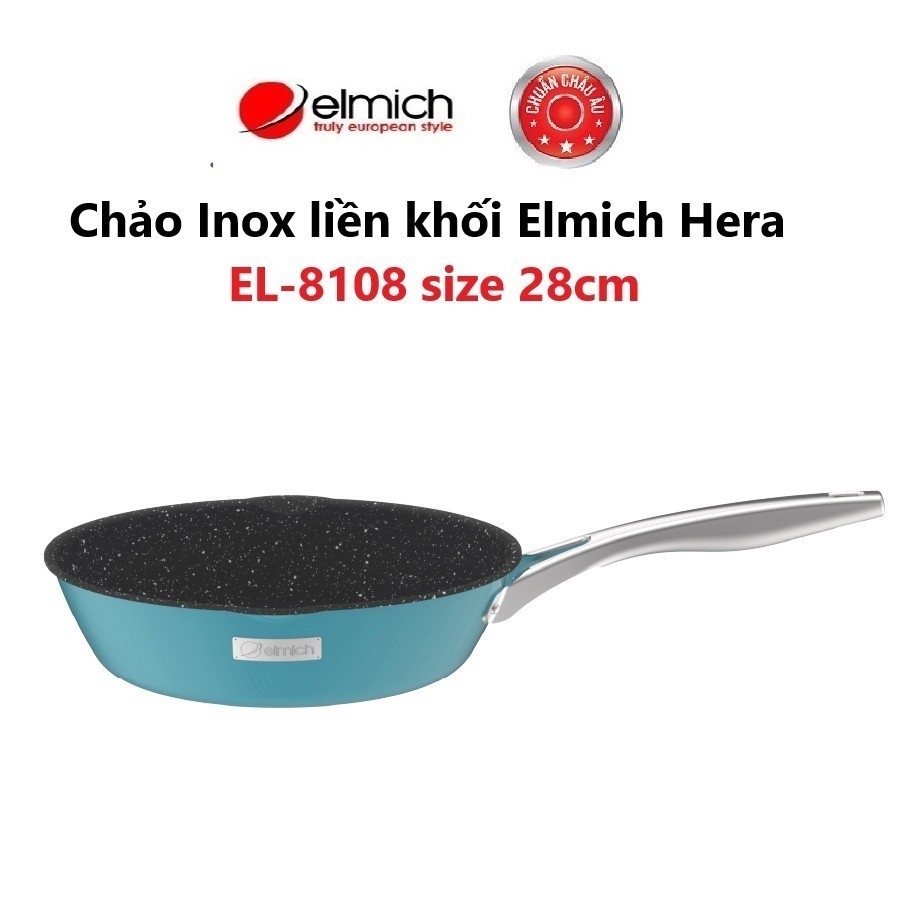 Chảo chống dính Full induction Elmich Hera 3 màu 4 size, Hàng chính hãng, bắt từ siêu nhanh trên mọi loại bếp - JoyMall