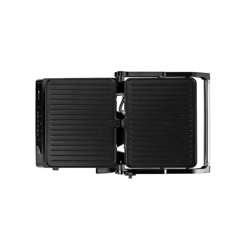 Vỉ nướng điện gấp gọn Elmich EGE-8579, Hàng chính hãng, 2 bề mặt nướng phủ chống dính, điều chỉnh nhiệt độ - JoyMall