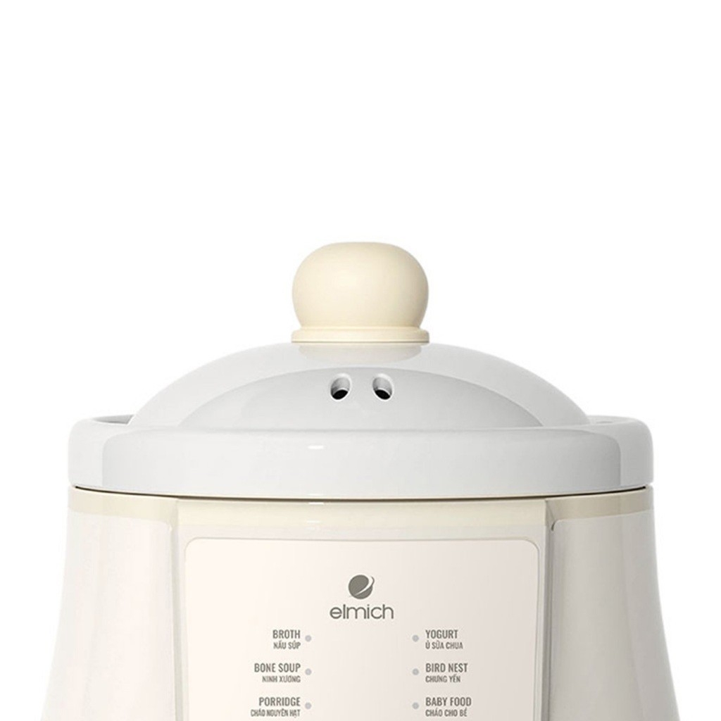 Nồi nấu chậm 1L Elmich SCE-8524OL, Hãng chính hãng, 6 chế độ nấu, hẹn giờ thông minh, tự ngắt khi quá nhiệt - JoyMall