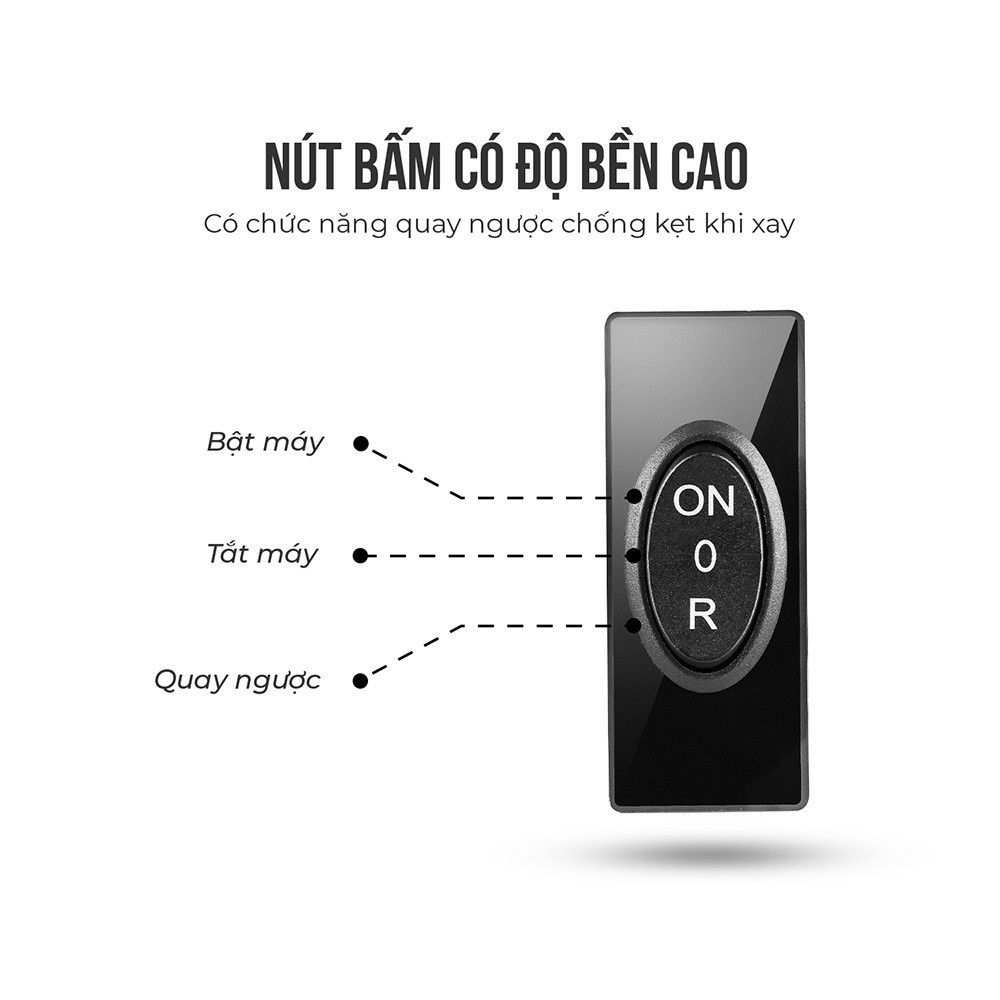 Máy ép chậm trái cây ELMICH EDA-0860, Hàng chính hãng, Ống ép được quả lớn, Xay ép êm ái - JoyMall