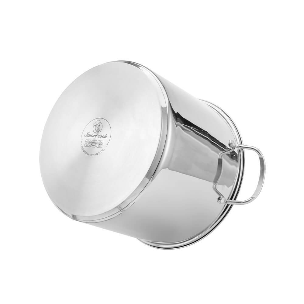 Nồi luộc gà inox Elmich Smartcook SM-2528OL28 size 28cm, Hàng chính hãng, bắt từ nhanh trên mọi loại bếp, cấu tạo 5 lớp-JoyMall