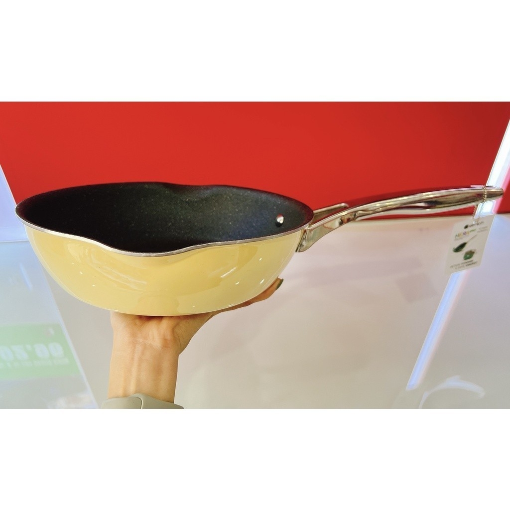 Chảo Inox liền khối Elmich Hera EL-8225 20cm, EL-8226 24cm, EL-8227 26cm, EL-8228 28cm, Hàng chính hãng - JoyMall