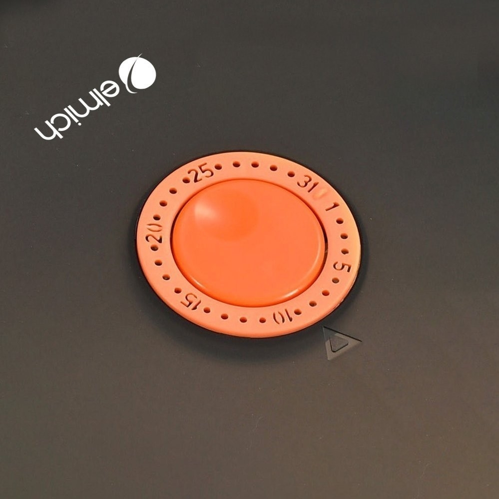 Hộp đựng thực phẩm inox 304 Elmich EL8438 EL8439 0,9 và 1,1L, Hàng chính hãng, ghi nhớ thời gian, nắp nhựa PP - JoyMall