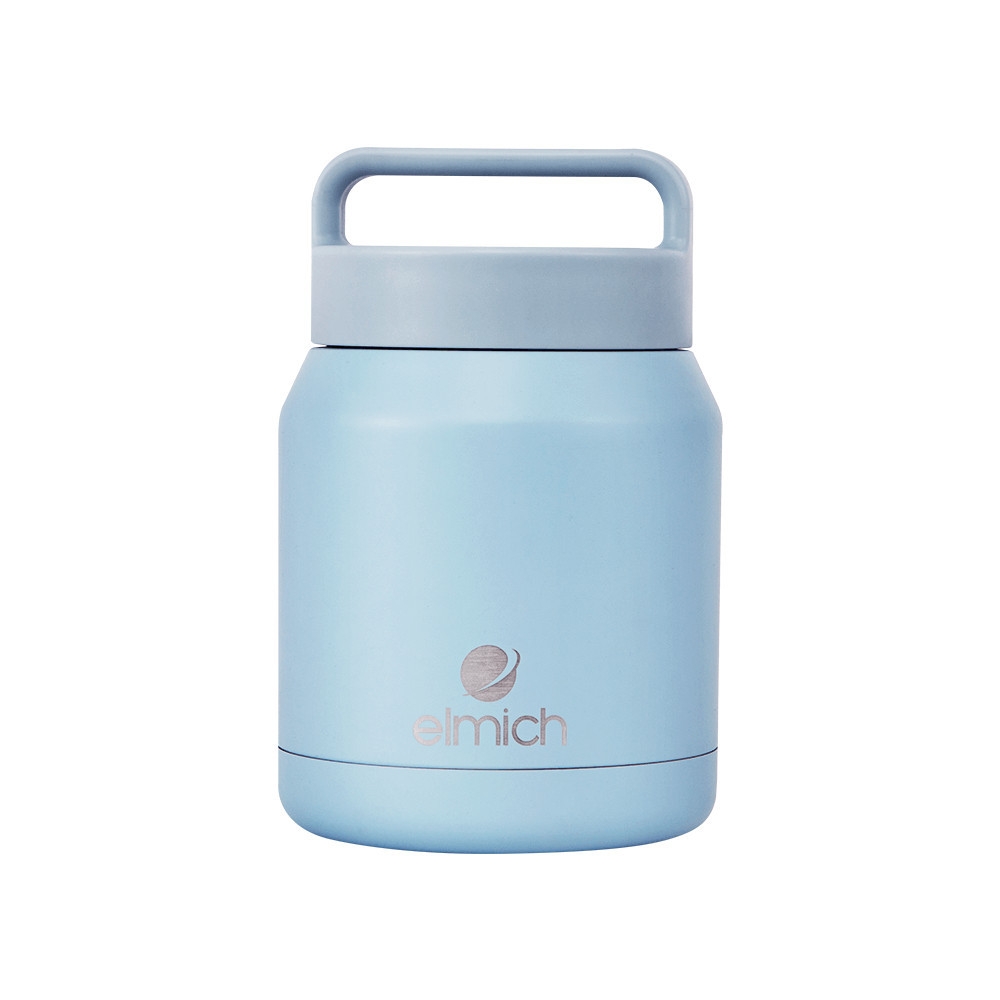 Bình đựng thức ăn giữ nhiệt inox 304 Elmich EL8337 650ml, Hàng chính hãng, chống rò rỉ, miệng rộng, có quai xách-JoyMall