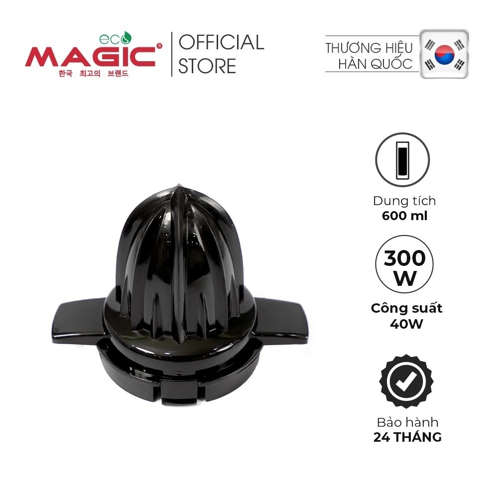 Máy vắt cam Magic Eco AC-20 1000ml 40W, Hàng chính hãng, Động cơ xoay ép cho nhiều nước cam, Đế thép không gỉ - JoyMall