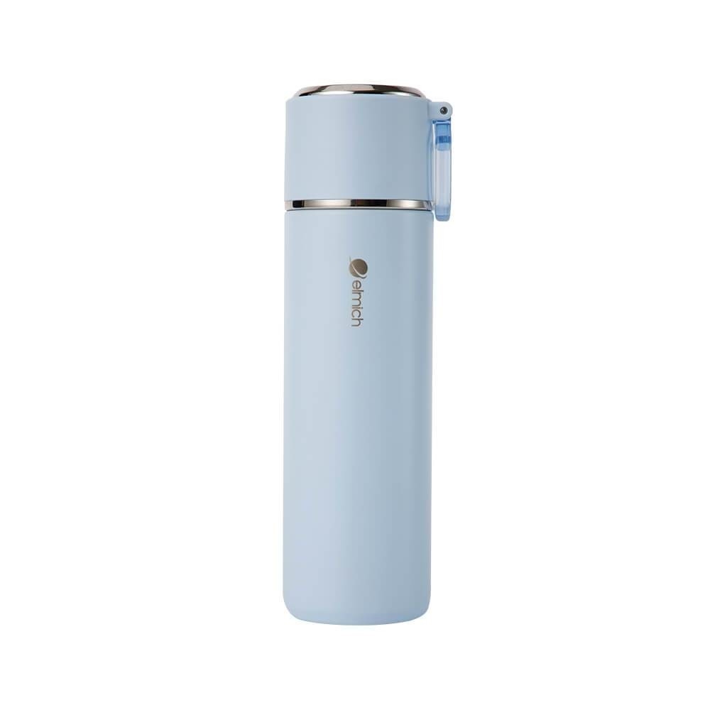 Bình giữ nhiệt inox 316 Elmich EL8315 480ml, Hàng chính hãng, nắp có thể dùng làm cốc nước, có lưới lọc trà - JoyMall