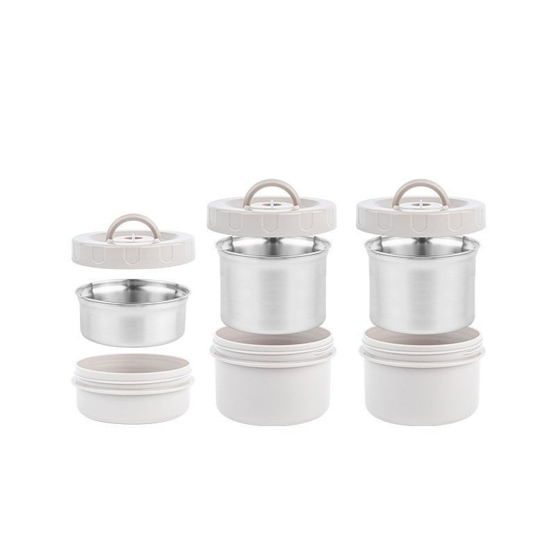 Hộp cơm inox giữ nhiệt văn phòng Elmich EL-8030, Hàng chính hãng, Dung tích 2.2 lít, kèm bộ muỗng dĩa - JoyMall