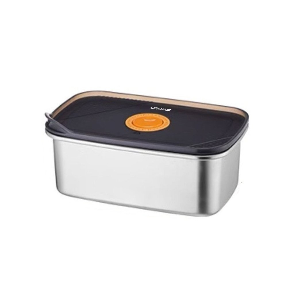 Hộp đựng thực phẩm inox 304 Elmich EL8438 EL8439 0,9 và 1,1L, Hàng chính hãng, ghi nhớ thời gian, nắp nhựa PP - JoyMall