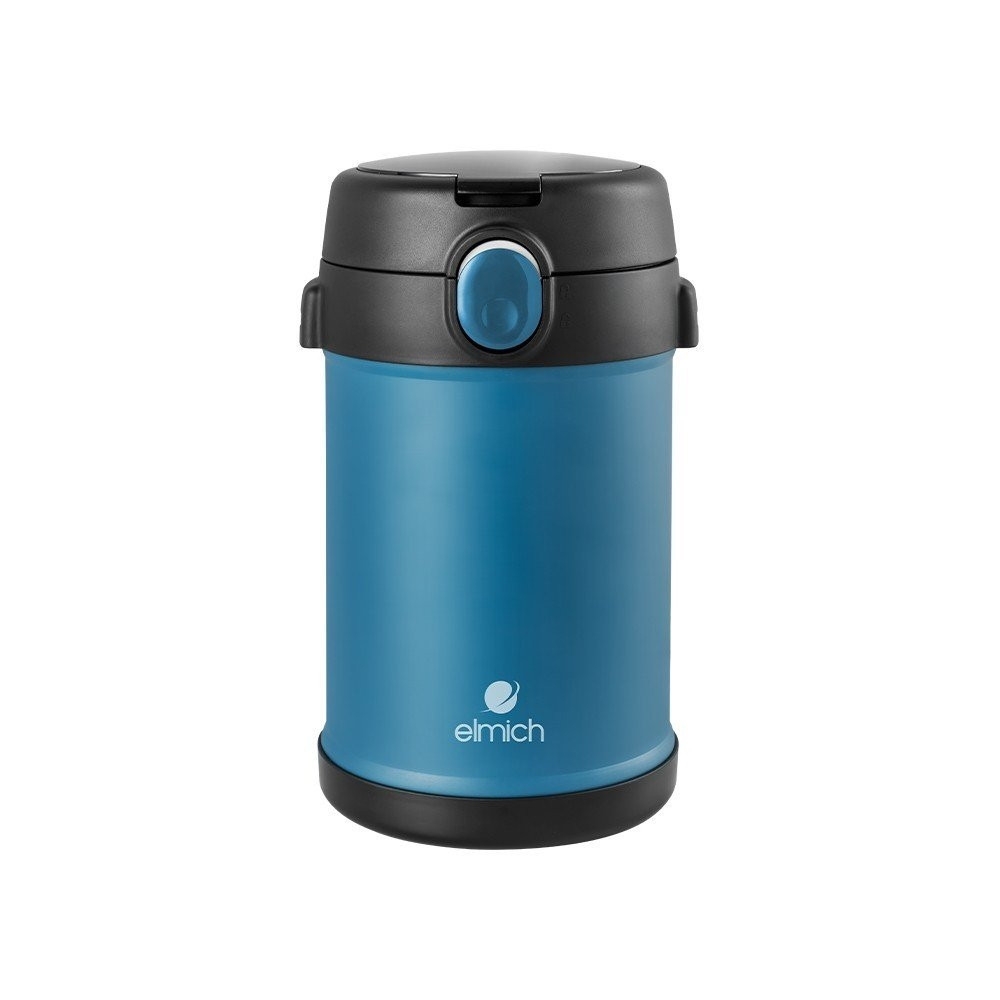 Hộp cơm giữ nhiệt inox 304 Elmich EL8303 dung tích 2L, Hàng chính hãng, có túi đựng, có 1 nắp tích hợp thoát hơi-JoyMall
