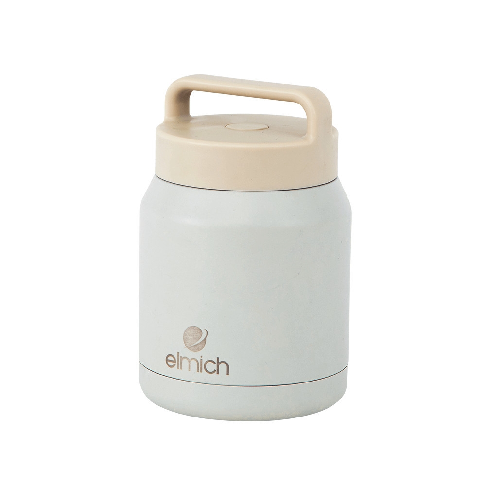 Bình đựng thức ăn giữ nhiệt inox 304 Elmich EL8337 650ml, Hàng chính hãng, chống rò rỉ, miệng rộng, có quai xách-JoyMall