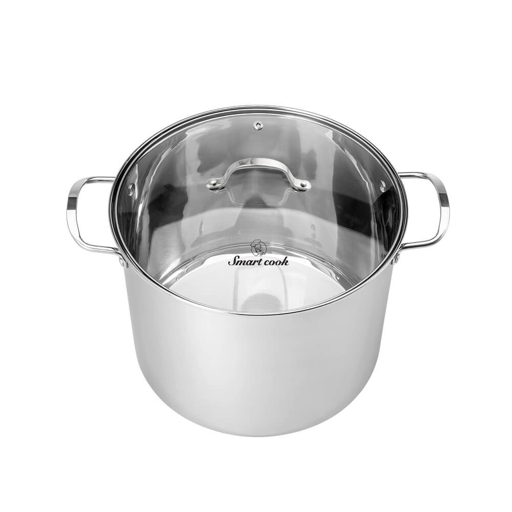 Nồi luộc gà inox Elmich Smartcook SM-2528OL28 size 28cm, Hàng chính hãng, bắt từ nhanh trên mọi loại bếp, cấu tạo 5 lớp-JoyMall