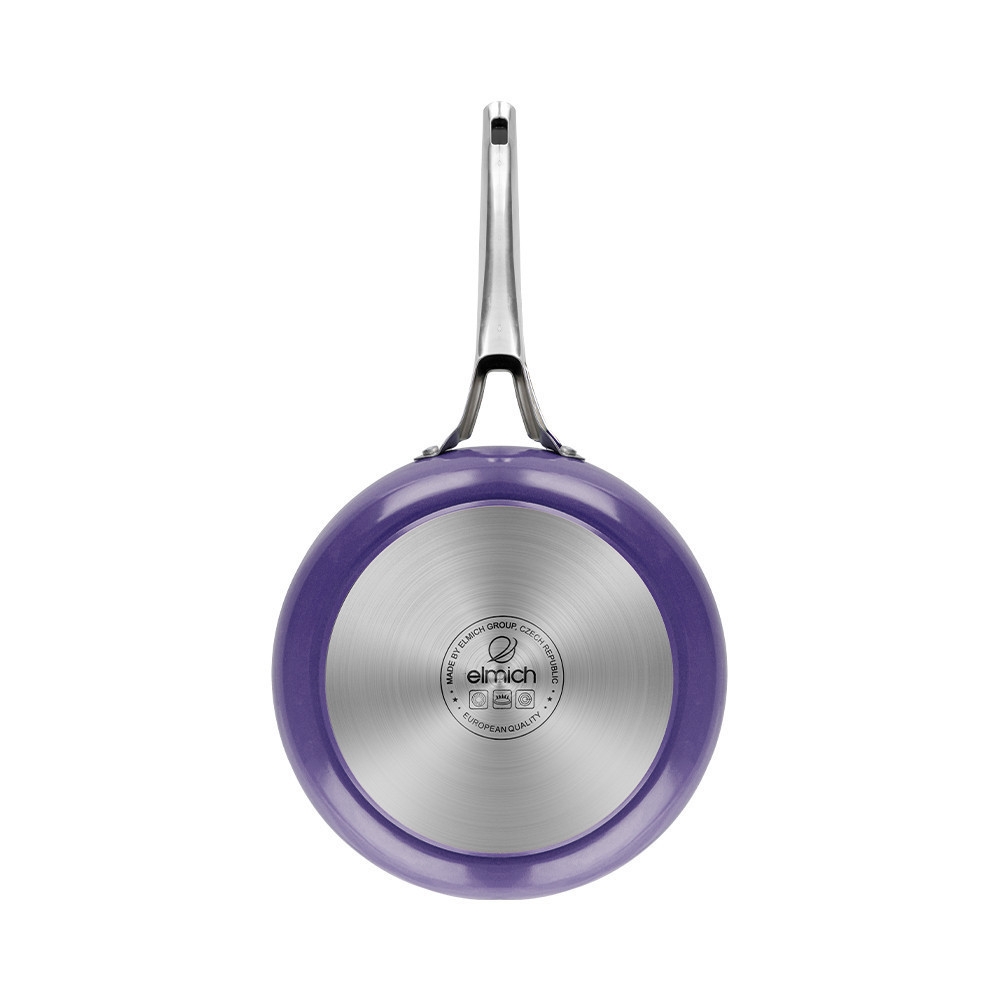 Bộ nồi Inox liền khối Elmich Hera EL-8199, EL-8198, EL-9196 16,18,22cm, chảo inox 20, 24, 26cm, Hàng chính hãng- JoyMall