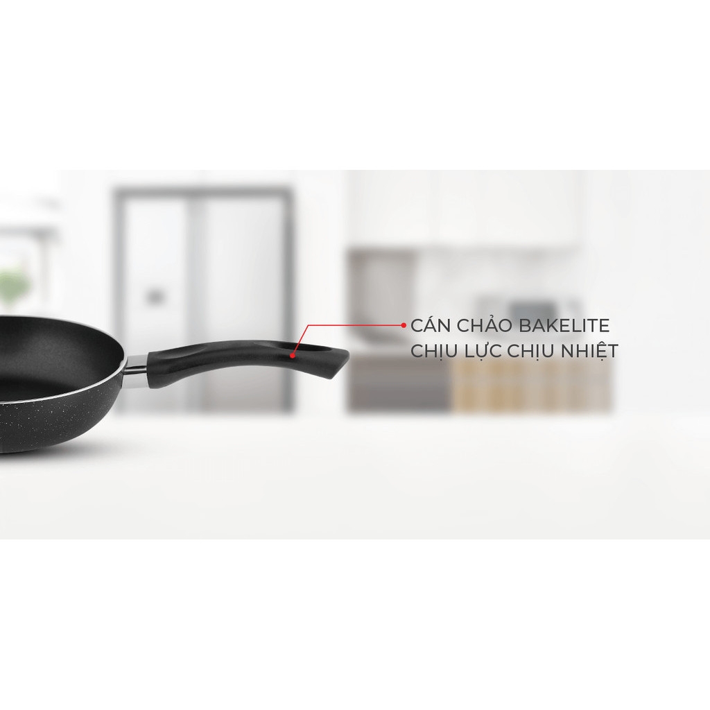 Chảo chống dính đáy từ Elmich 4703OL size 20cm, Hàng chính hãng, lớp chống dính Whitford, Dùng được mọi loại bếp-JoyMall