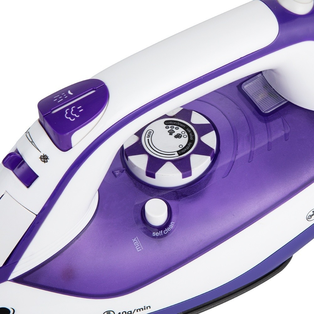 Bàn là hơi nước Elmich SIE-3434, Hàng chính hãng, dung tích bình chứa 300ml, mặt đế phủ Ceramic - JoyMall