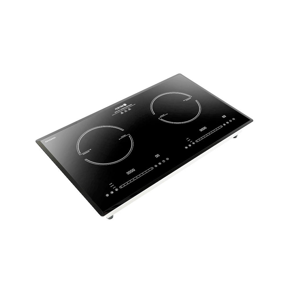 Bếp điện từ đôi Elmich ICE-3496, Hàng chính hãng, hẹn giờ, khóa phím trẻ em, chống tràn, nhận diện vùng nấu - JoyMall