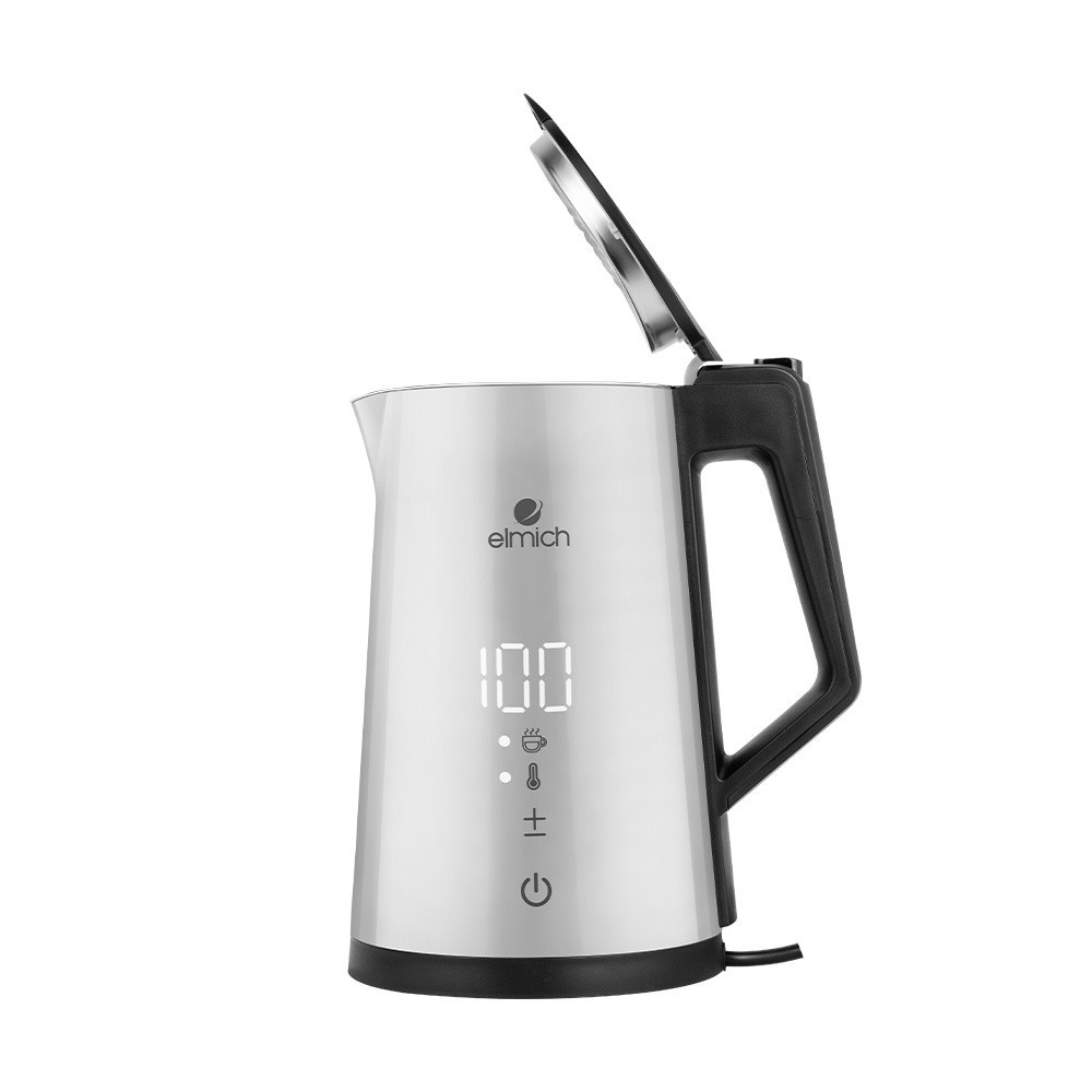 Ấm đun siêu tốc Elmich 1,7L KEE-3856, Hàng chính hãng, 5 mức độ nhiệt, điều khiển cảm ứng, hiển thị nhiệt độ - JoyMall