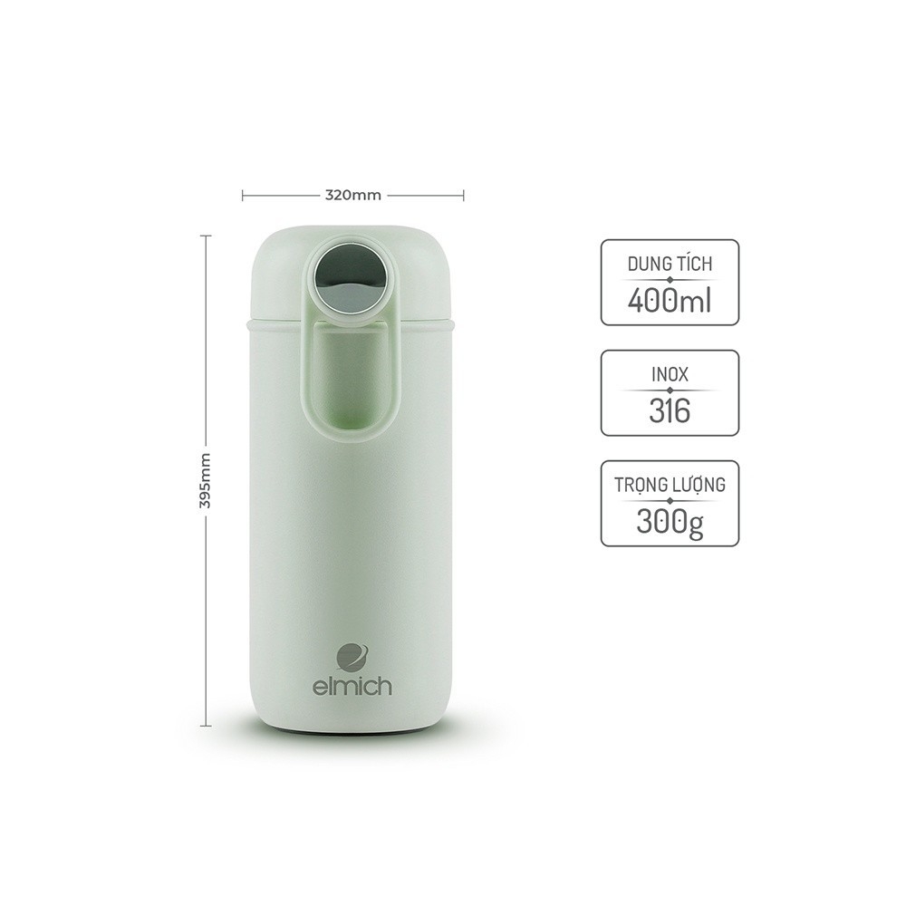 Bình giữ nhiệt Inox 316 Elmich EL8018 dung tích 400ml