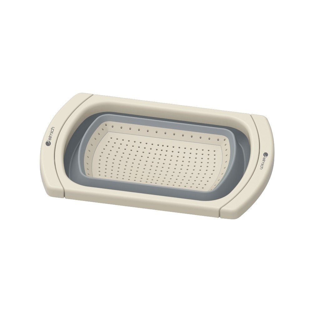 Rổ gấp gọn kê bồn rửa bát Elmich EL8411, Hàng chính hãng, tay cầm điều chỉnh, nhanh ráo nước - JoyMall