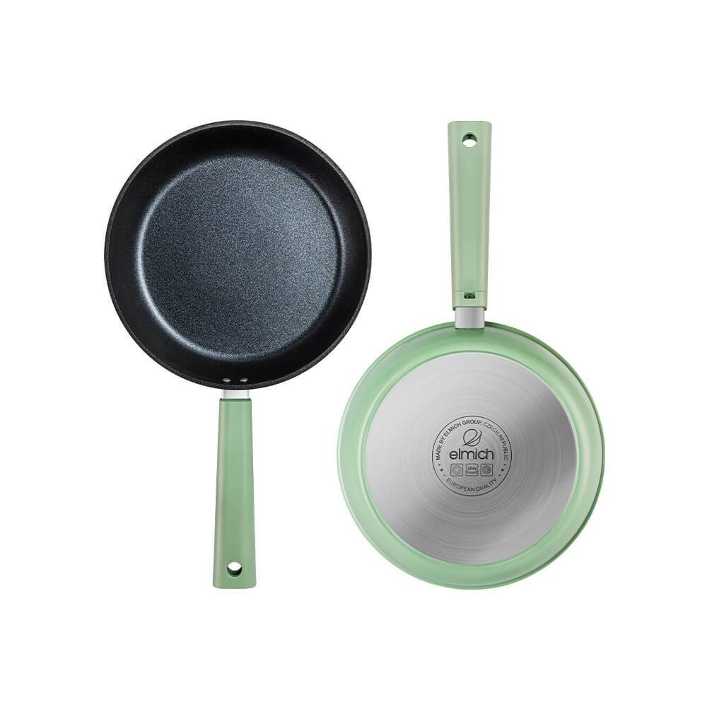 Chảo chống dính siêu bền 20,24,26,28cm Elmich Hera II EL-5941, Hàng chính hãng, Dùng được các loại bếp, 3 lớp - JoyMall