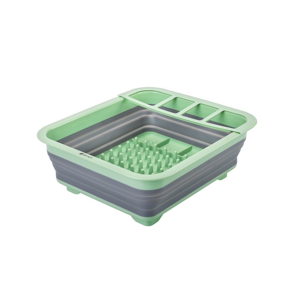 Rổ đựng chén đĩa gấp gọn Elmich EL8412, Hàng chính hãng, chất liệu nhưạ PP, có nhiều ngăn, nhanh ráo nước - JoyMall