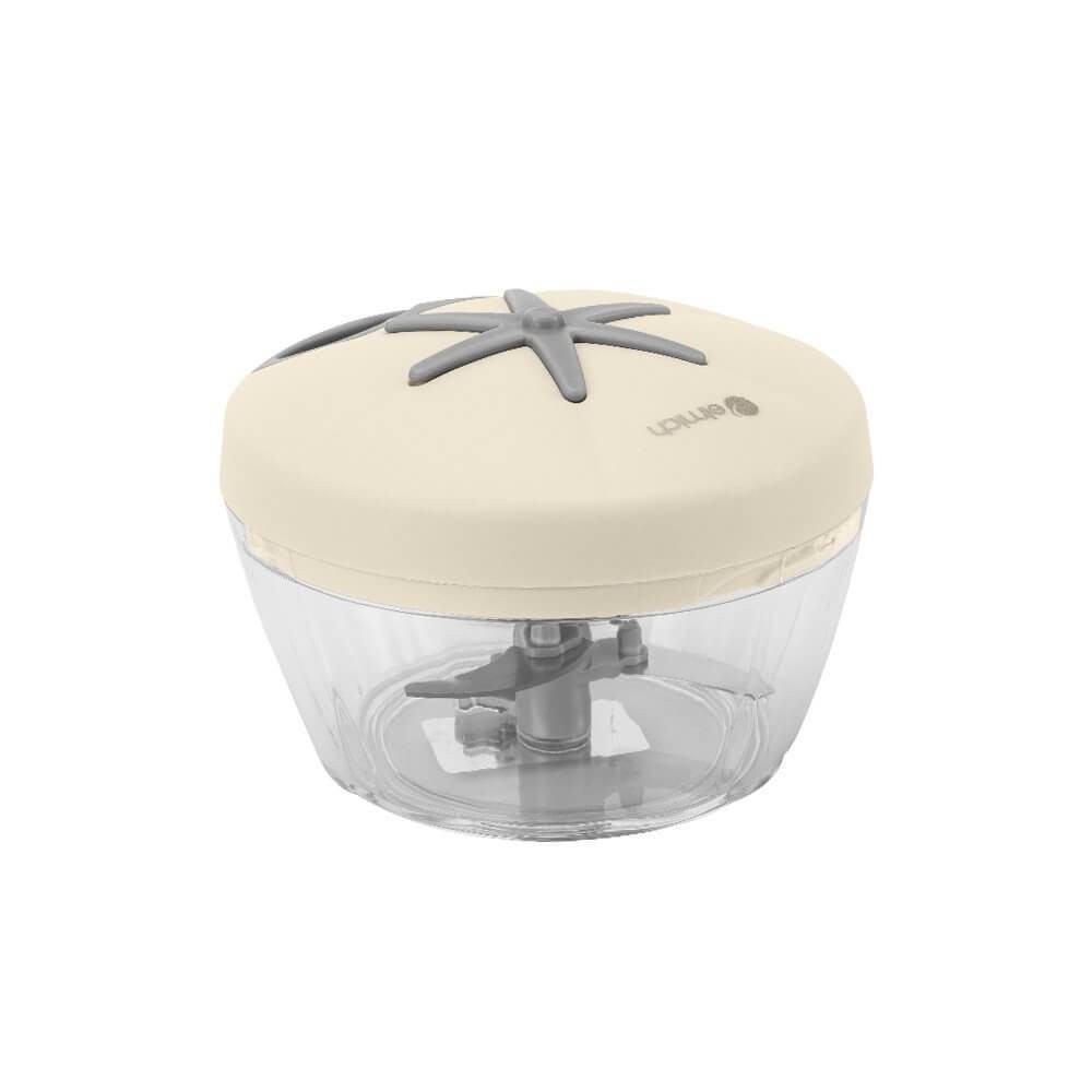 Dụng cụ xay rau củ quả gia vị Elmich EL8416, Hàng chính hãng, cối nhựa trong suốt, lưỡi dao bằng inox - JoyMall