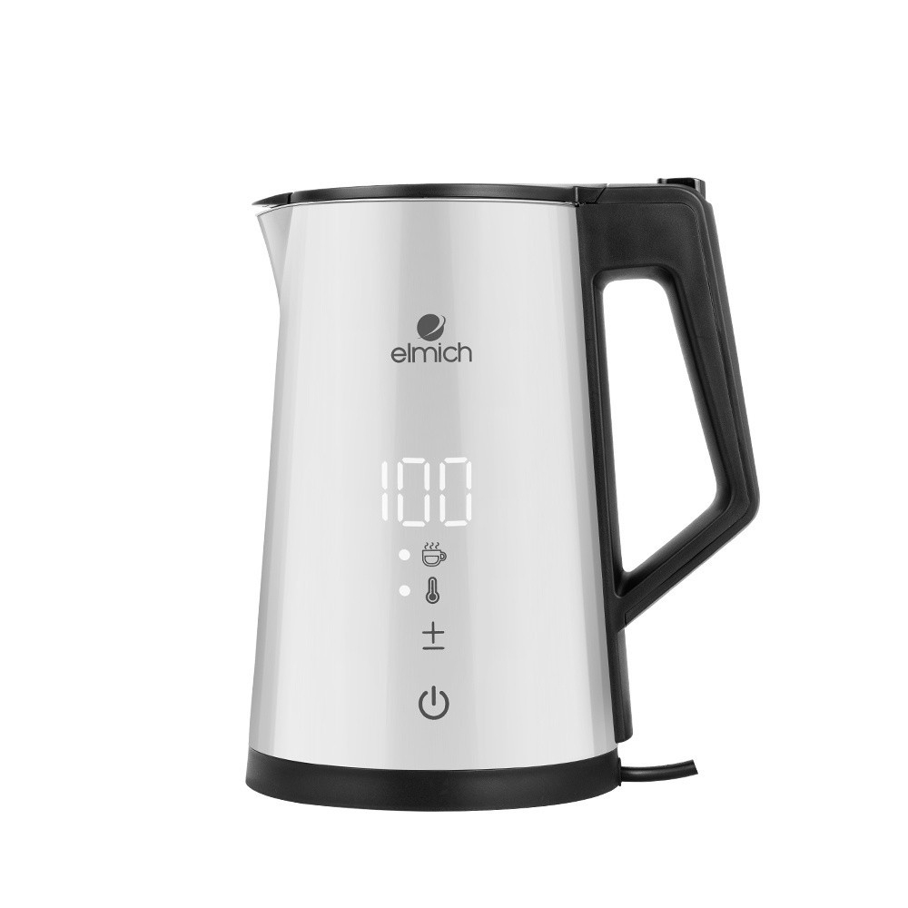 Ấm đun siêu tốc Elmich 1,7L KEE-3856, Hàng chính hãng, 5 mức độ nhiệt, điều khiển cảm ứng, hiển thị nhiệt độ - JoyMall