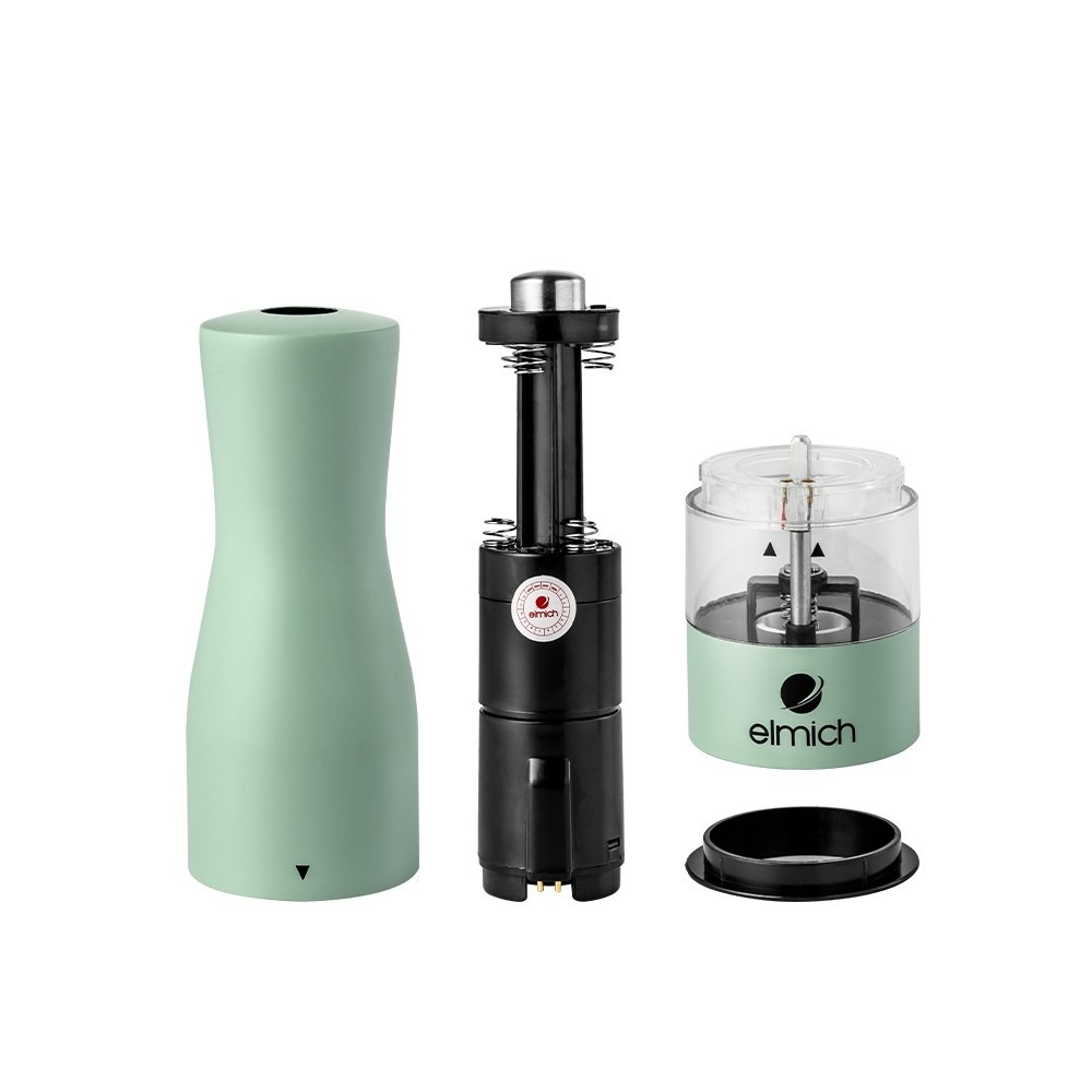 Lọ xay tiêu chạy pin Elmich PME-8513, Hàng chính hãng, xay được nhiều gia vị, điều chỉnh độ mịn - JoyMall