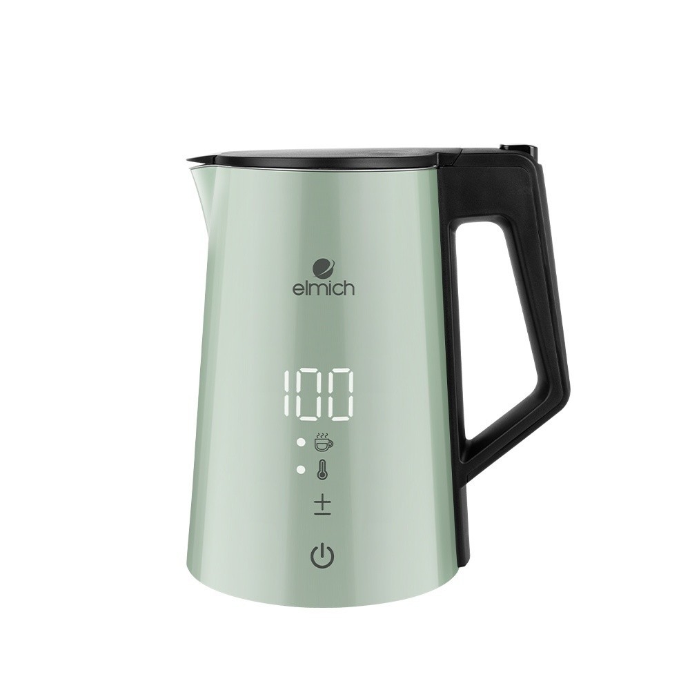 Ấm đun siêu tốc Elmich 1,7L KEE-3856, Hàng chính hãng, 5 mức độ nhiệt, điều khiển cảm ứng, hiển thị nhiệt độ - JoyMall