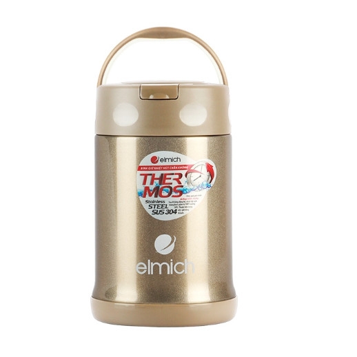 Bình đựng thức ăn giữ nhiệt cao cấp ELMICH inox 304 500ml EL0631