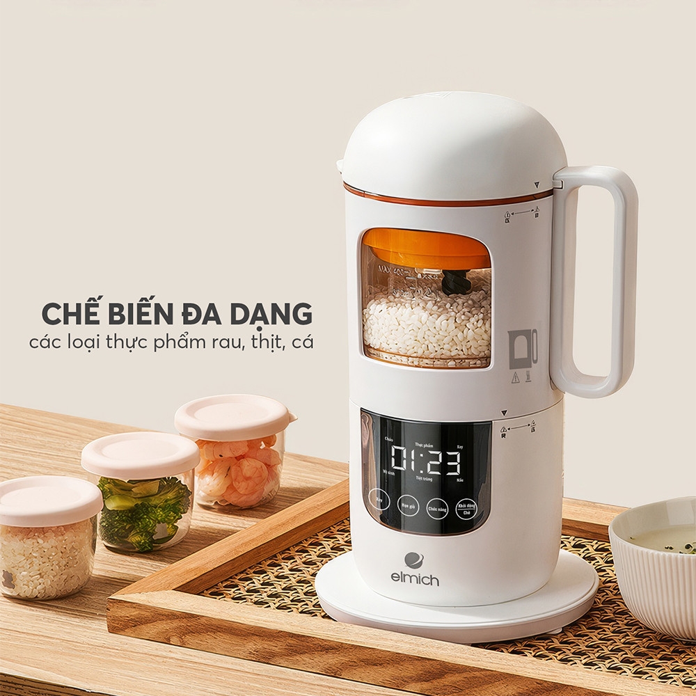 Máy xay và chế biến thức ăn cho bé Elmich Babycare FPE-8779