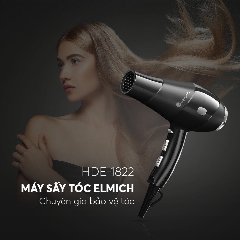 Máy sấy tóc Elmich HDE-1822